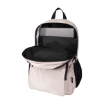 Laptoprugzak van gerecycled polyester met laptopvak 15 inch kleur ivoor tweede weergave