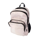 Laptoprugzak van gerecycled polyester met laptopvak 15 inch kleur ivoor derde weergave