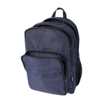 Laptoprugzak van gerecycled polyester met laptopvak 15 inch kleur marineblauw derde weergave