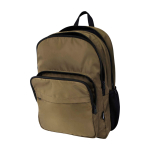 Laptoprugzak van gerecycled polyester met laptopvak 15 inch kleur donkergroen derde weergave