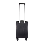 Cabinetrolley van gerecycled plastic met laptopvak 20 inch kleur zwart tweede weergave achterkant