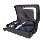 Cabinetrolley van gerecycled plastic met laptopvak 20 inch kleur zwart vierde weergave