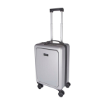 Cabinetrolley van gerecycled plastic met laptopvak 20 inch kleur zilver weergave bedrukking logo 2