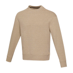 Unisex trui van gerecycled polyester 280 g/m² Elevate NXT kleur ivoor