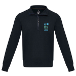 Unisex trui van gerecycled materiaal 280 g/m² Elevate NXT met afdrukgebied