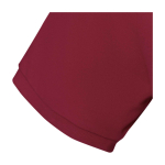 Polo met korte mouwen van katoen in piqué 200 g/m² Elevate Life kleur bordeaux weergave detail 2