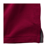 Polo met korte mouwen van katoen in piqué 200 g/m² Elevate Life kleur bordeaux