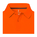 Polo met korte mouwen van katoen in piqué 200 g/m² Elevate Life kleur oranje weergave detail 1