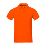 Polo met korte mouwen van katoen in piqué 200 g/m² Elevate Life kleur oranje tweede weergave voorkant