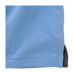 Polo met korte mouwen van katoen in piqué 200 g/m² Elevate Life kleur lichtblauw