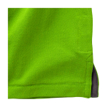 Polo met korte mouwen van katoen in piqué 200 g/m² Elevate Life kleur neon groen