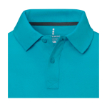 Polo met korte mouwen van katoen in piqué 200 g/m² Elevate Life kleur pastel blauw weergave detail 1