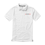 Polo met korte mouwen van katoen in piqué 200 g/m² Elevate Life weergave zeefdruk