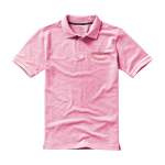 Polo met korte mouwen van katoen in piqué 200 g/m² Elevate Life weergave zeefdruk
