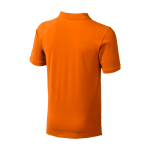 Polo met korte mouwen van katoen in piqué 200 g/m² Elevate Life weergave achterkant