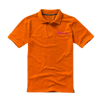 Polo met korte mouwen van katoen in piqué 200 g/m² Elevate Life