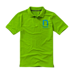Polo met korte mouwen van katoen in piqué 200 g/m² Elevate Life weergave zeefdruk