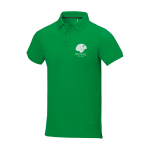 Polo met korte mouwen van katoen in piqué 200 g/m² Elevate Life weergave zeefdruk