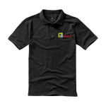 Polo met korte mouwen van katoen in piqué 200 g/m² Elevate Life weergave zeefdruk