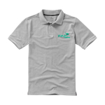 Polo met korte mouwen van katoen in piqué 200 g/m² Elevate Life weergave zeefdruk