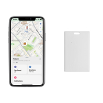 Kaart om de portemonnee te vinden, compatibel met Apple FindMy kleur wit vijfde weergave