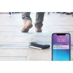 Kaart om de portemonnee te vinden, compatibel met Apple FindMy kleur wit sfeer weergave 2