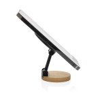 Magnetische telefoonhouder van gerecycled plastic en bamboe kleur zwart vijfde weergave