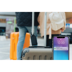 Volglabel voor bagage met Apple FindMy kleur zwart sfeer weergave 3