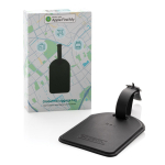 Volglabel voor bagage met Apple FindMy kleur zwart weergave met doos