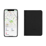 Traceerbare paspoorthouder met locatiebepaling via Apple FindMy kleur zwart zesde weergave