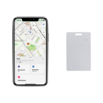 Ultradunne traceerkaart voor portemonnee met Find My kleur wit vijfde weergave