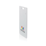 Ultradunne traceerkaart voor portemonnee met Find My kleur wit weergave met logo