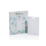 Ultradunne traceerkaart voor portemonnee met Find My kleur wit weergave met doos