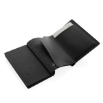 Portemonnee van polyester met tracker verbonden met Find My kleur zwart tweede weergave