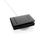 Portemonnee van polyester met tracker verbonden met Find My kleur zwart vierde weergave