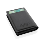 Portemonnee van polyester met tracker verbonden met Find My kleur zwart zevende weergave