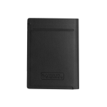 Portemonnee van polyester met tracker verbonden met Find My kleur zwart achtste weergave