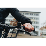 Fietsbel met locator compatibel met Find My kleur zwart sfeer weergave