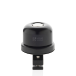 Fietsbel met locator compatibel met Find My kleur zwart met afdrukgebied