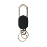 Sleutelhanger met oplaadbare locator compatibel met Find My kleur zwart