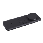 Magnetische 3-in-1 oplader met draadloos magnetisch laden 15W kleur zwart zesde weergave