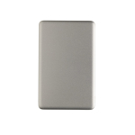 Powerbank met magnetische draadloze oplading en indicator 5.000 mAh kleur zilver tweede weergave