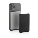 Powerbank met magnetische draadloze oplading en indicator 5.000 mAh kleur zilver algemene weergave