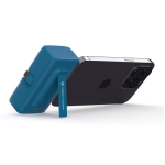 Powerbank van gerecycled plastic met laadindicator en 20W kleur blauw vierde weergave