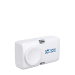 Oplader voor horloge en meerdere apparaten met vermogen van 20W kleur wit met afdrukgebied