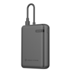 Powerbank met dubbele gelijktijdige lading met vermogen van 20W kleur zwart derde weergave