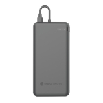 Milieuvriendelijke powerbank voor 2 apparaten met laadindicator 20W kleur zwart tweede weergave