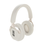 Over-ear koptelefoon met supraaurale vorm en ruisonderdrukking kleur wit met afdrukgebied