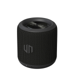 Speaker van gerecyclede materialen met ingebouwde microfoon kleur zwart met afdrukgebied