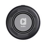 Milieuvriendelijke speaker met hoogwaardig geluid en 10W subwoofer kleur zwart weergave met logo
